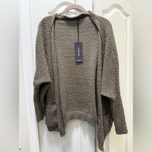 Olive green cardigan by Racheal in size large